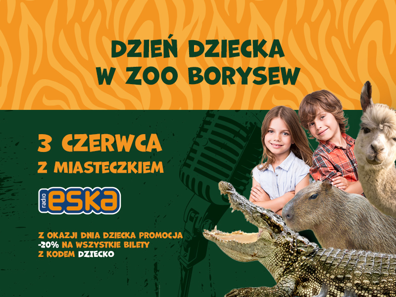 „Eskowy” Dzień Dziecka w ZOO Borysew